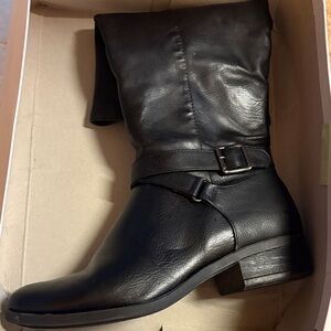 Croft & Barrow Black Heeled Boots